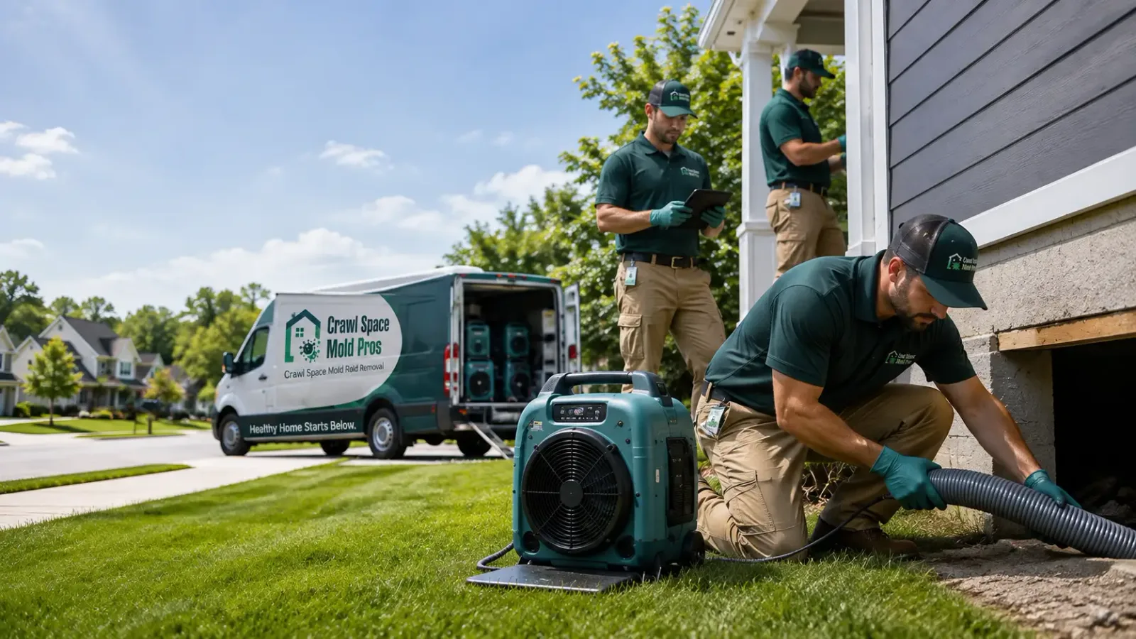 Crawl Space Mold Removal in East Sandwich, MA